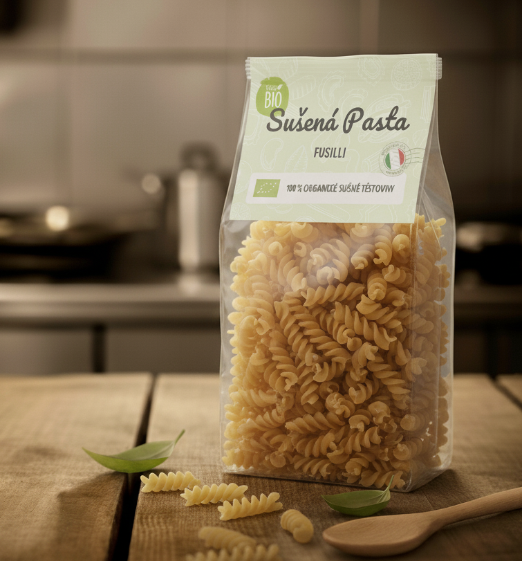 BIO Sušené těstoviny Fussuli 400g