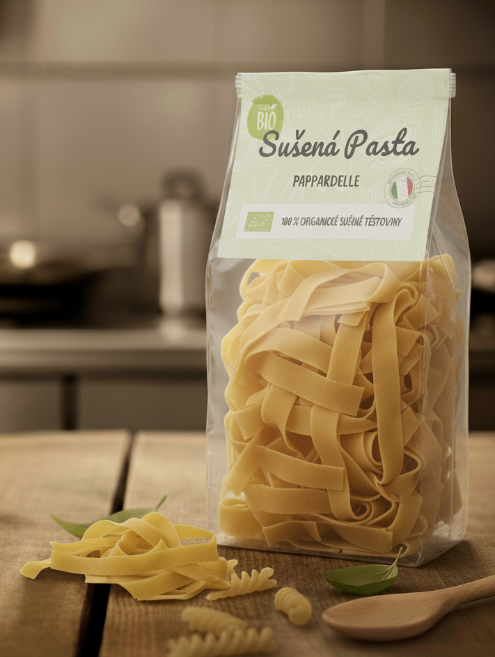 BIO Sušené těstoviny Pappardelle 400g