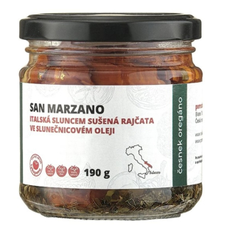 Nakládaná sušená rajčata - Česnek&oregáno